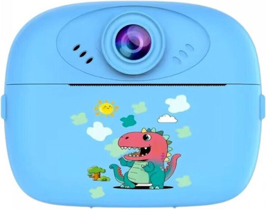 AM300 Παιδική Φωτογραφική Μηχανή 20MP Full HD (1080p) με Θερμική Εκτύπωση Οπτικού Ζουμ 8x Μπλε