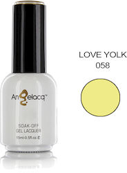 Angelacq Ημιμόνιμο Βερνίκι Νυχιών Love Yolk 058...