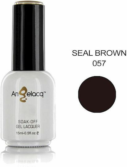 Angelacq Gel Nagellack 057 Seal Braun 15ml