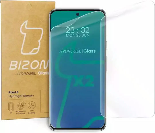 Bizon 0.15mm Hydrogel Screen Protector 2τμχ Λευκό (Google Pixel 8)