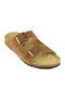 Beta Leather Women's Flat Sandals Anatomic Afelpado Cuero