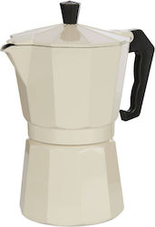Newest Μπρίκι Espresso 6cups Μπεζ Λευκό Newest Μπρίκι Espresso 6cups Μπεζ Λευκό