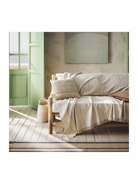 Gofis Home Izara Ριχτάρι Διθέσιου Καναπέ 220x250εκ. Natural/grey 185/05 2007185205006