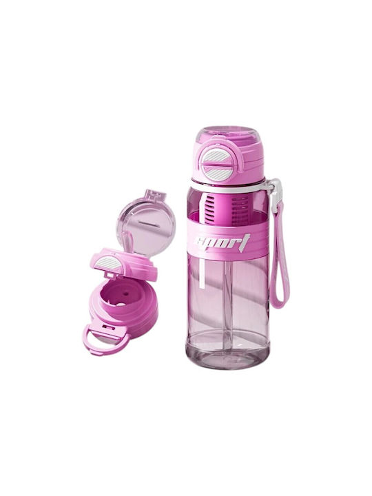 Παγούρι Πλαστικό 800ml Ροζ