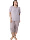 Lindros Summer Women's Pyjama Set Vizon