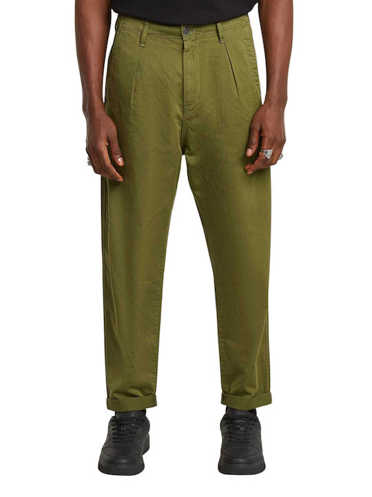 G-Star Raw Pleated Παντελόνι Chino Green