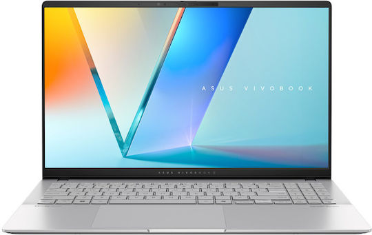 Asus VivoBook S15 S5507QA-MA112W 15.6" OLED 120Hz (Snapdragon-X Elite X1E-78-100/32GB/1TB SSD/W11 Startseite) Cool Silver (US Tastatur)