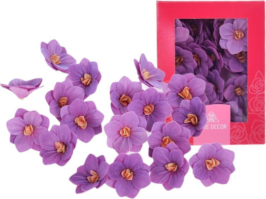 Rose Decor Decorative Flower Petals Purple