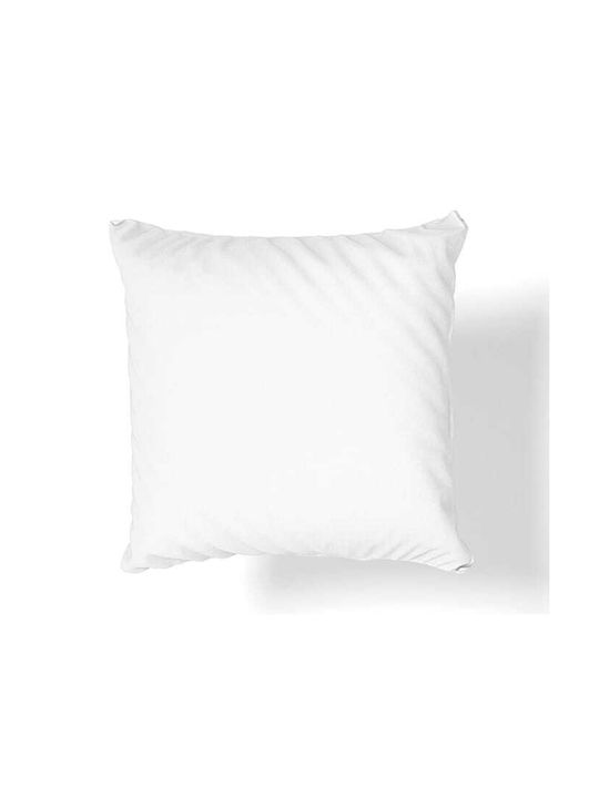 Oritex Decorative Pillow Case from 100% Cotton White 40x40cm.