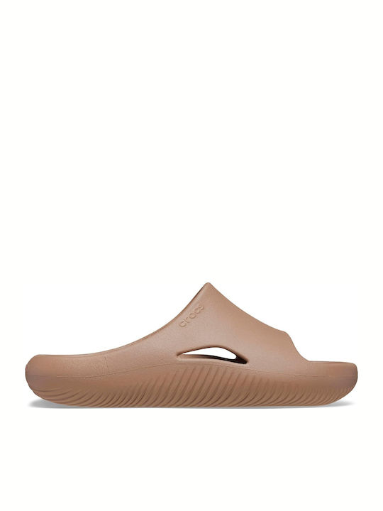 Crocs Mellow Recovery Men's Slides Anatomic Brown
