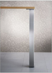 Square Table Furniture Leg 60x60x710mm Silver 244-263r177104