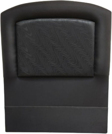 Jgs S.a No2 Bed Headboard Leather Anthracite 90cm x 7cm x 112cm