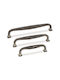 Λαβή Επίπλου Σειρά 752 Linea Decor Giusti 96 Mm Μαύρο Ασήμι #wmn752ag-96