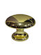 Italienischer Möbelknopf Gem 9024-000-oro1 Durchmesser 30 Gold Glänzend