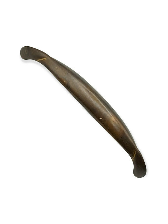 Ορειχάλκινη Ιταλική Λαβή Επίπλου Mandelli 9016-128-brz Μπρονζε Διάσταση 12,8cm
