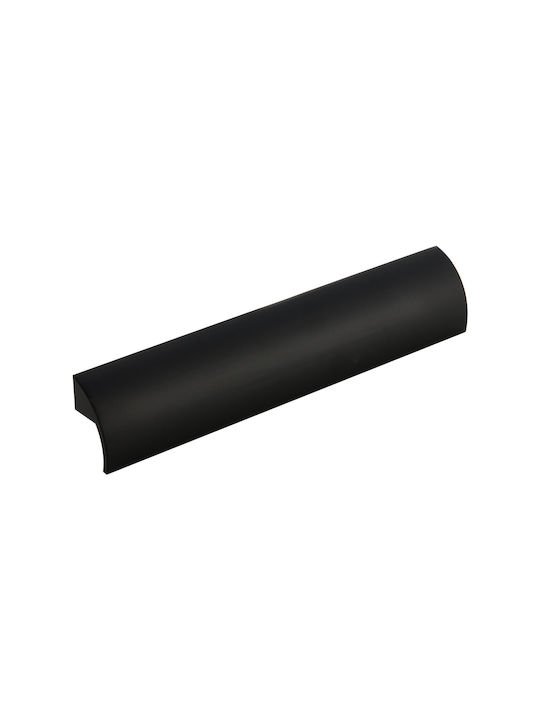Λαβή Επίπλου Zogometal 65 Μαύρη Ματ 128 Mm