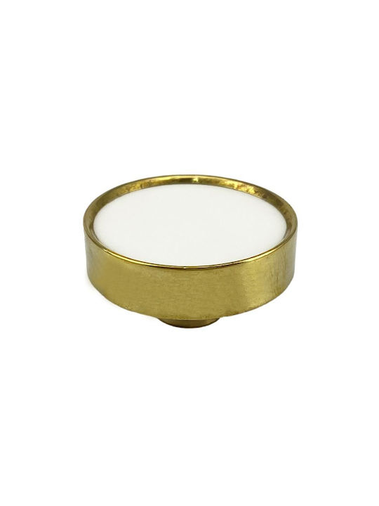 Buton Mobilier Rei E 535 Auriu Antic Φ40mm