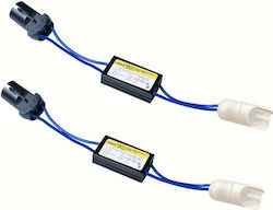 Комплект Can Bus LED Лампи T10w5w 12V Комплект Can Bus LED Лампи T10w5w 12V