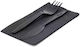Heavy Black Napkin 100pcs