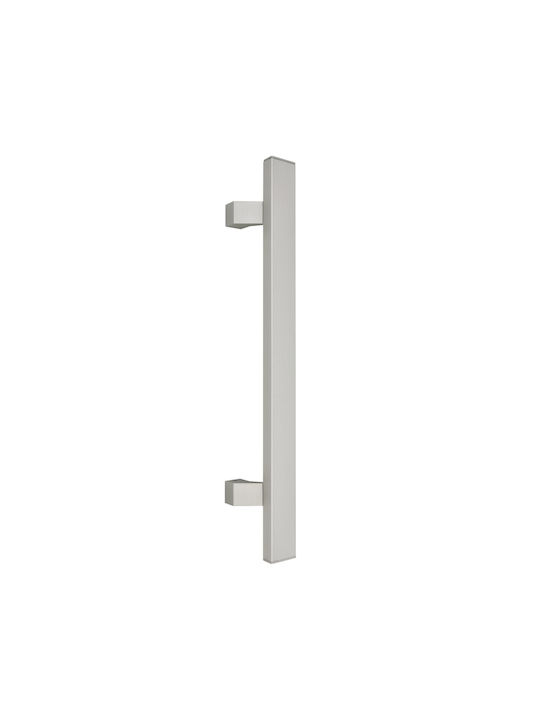 Front Door Handle Best 13c Slanted Anodized Aluminium Total Length 600mm