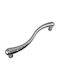 Italian Brass Front Door Handle Cal 4899-000-ino Polished Chrome Dimension 24.0cm