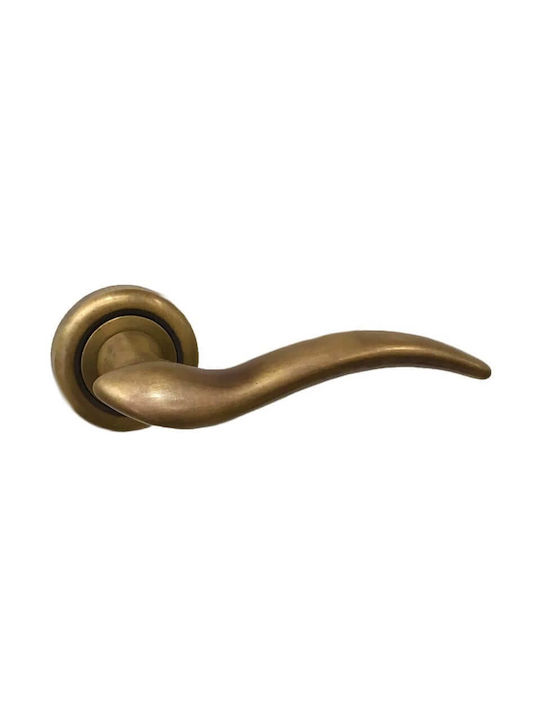 Türgriffe Rosette Linea Cali Libera Matt Bronze Rechts Sicherheit Zylinder