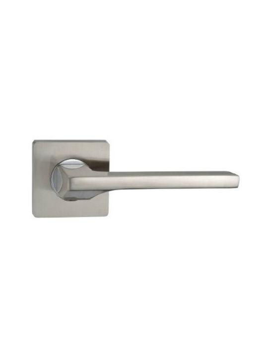 Finetto Türgriff Rosette Art.848143 121 5×50 mm Edelstahl Satin Paar Kammer Tür