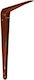 Corner Shelf 300x250 Brown Epoxy Coating Amig Model 1