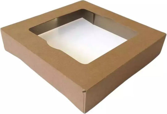 Window Lid Base Box Kraft 750 Or 1250ml