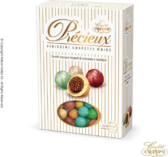 Confetti Crispo Confetti Krixi in Round Shape with White Chocolate Flavour Multicolour 700g