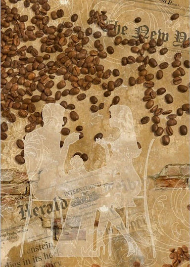 Ταπετσαρία Τοίχου Coffee Time 183x254εκ