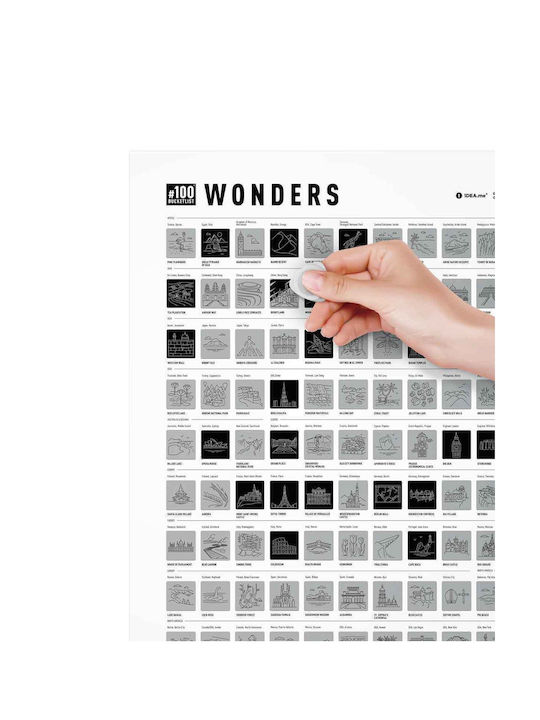 Poster #100 Bucketlist Wonders Edition Dimensiuni 40x60 Ex Mygreekgames