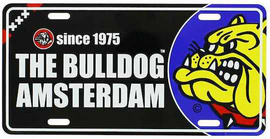 The Bulldog Amsterdam Πινακίδα License
