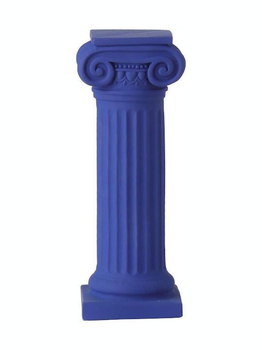 Candle Holder Kallias S351114kl 28.5x9.8x9.8cm Blue Sophia Ceramic