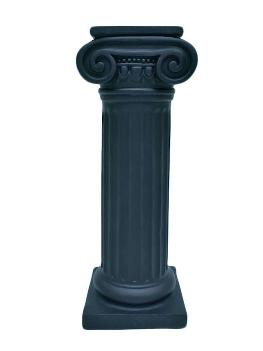 Κηροπήγιο Kallias S351114b 28,5x9,8x9,8cm Black Sophia Κεραμικό