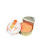 Aromatic Orange Salmon Candle 10x10x5.5cm Handcrafted Natural Candle