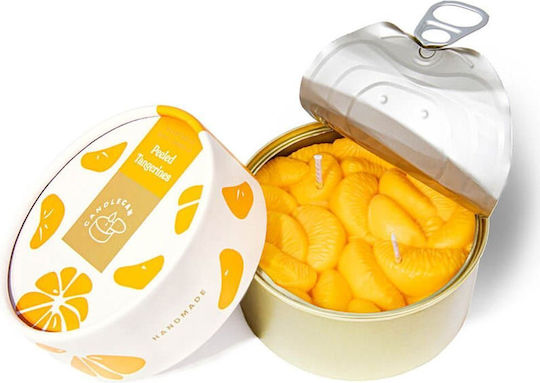 Aromatic Candle Peeled Tangerines 10x10x5.5cm Hand Plant-Based Candle