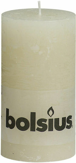 Bolsius Dekorative Beigen Kerze 6.8x13cm