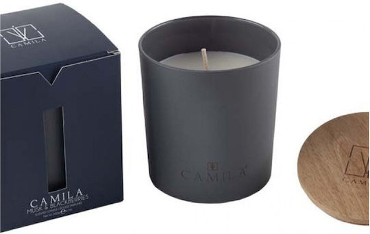 Ароматична Свещ В Буркан Camila Wood Musk & Blackberries 170гр Ароматична Свещ В Буркан Camila Wood Musk & Blackberries 170гр