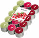 Bolsius Ρεσώ με Άρωμα Cranberry (έως 4 Ώρες Καύσης) 30τμχ