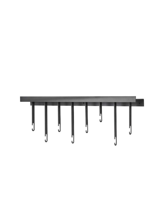 Wandhalterung Regal Atelier Schwarzes Metall M 60 cm B 6 cm H 23,5 cm Design House Stockholm