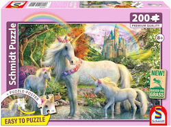 Puzzle pentru Copii Unicorn Mare 200buc Schmidt Spiele
