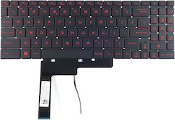 Msi Katana Gf76 Gf66 Pulse Gl66 Gl76 Ms-1582 Ms-1583 Ms-17l1 Ms-17h3 Us Led Red Laptop Keyboard