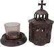 Church Vigil Oil Lamp Candle Cup Bronze