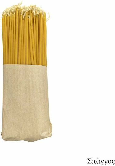 Lumânări De Biserică Din Ceară De Albine Nr Sfoară Greutate 500g