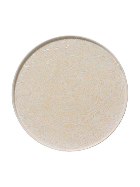 Metallic White Tray Coated Transparent Enamel 60cm 60x60x3cm Monochrome Kaeming
