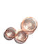 Διακοσμητικό Μπωλ Push Trio Pt-c 13x21cm Copper Fundamental Μέταλλο