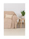 Naf Naf Highline Dreisitzer-Sofa Wurf Chenille 180x300cm Dunkelbeige 358-135 876-180 x 300