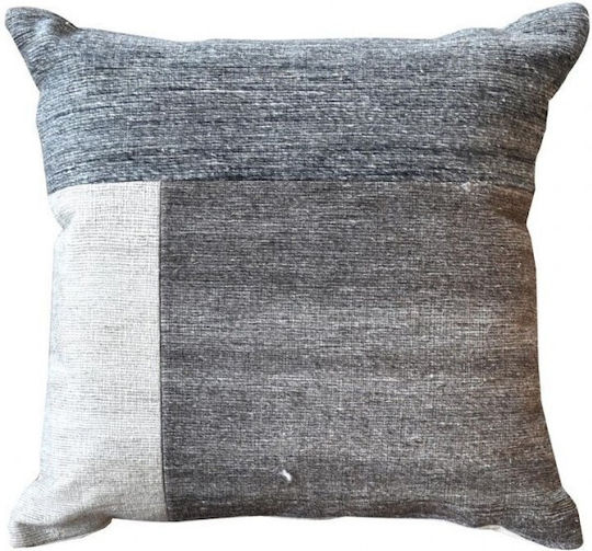 Μαξιλαρι Buffy Grey 45x45 Μαλλι Viscose Pet