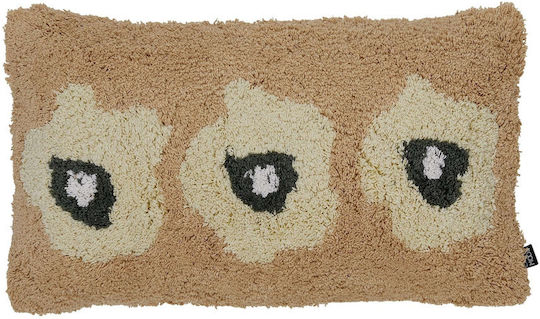 Kissenhülle Poppy Sanftes Gelb/Beige 100% Baumwolle H30w50cm Eightmood
